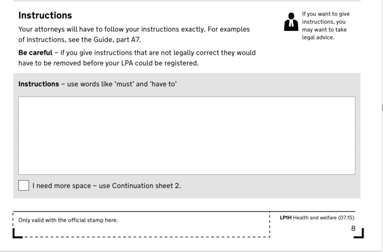Lasting Powers of Attorney: Preferences and Instructions – Promoting ...